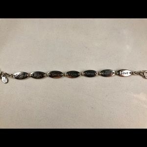 COPY - Rhodium Humanity Bracelet by Premier Designs